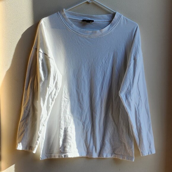 J. Crew White Scoop Neck Jersey Size XS - Picture 6 of 14